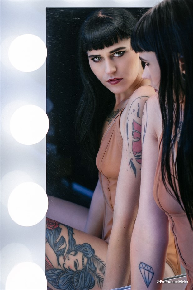 Tiffany Nacke model, %22twins%22 , brooklyn Tattoos Photo by Photographer EmmanuelVivier